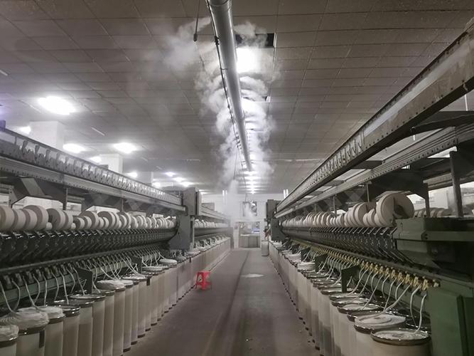 在纺织厂的生产加工过程中,纺织车间等生产环境湿度的变化对纺织品